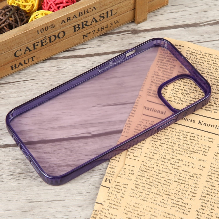 For iPhone 15 Plus GEBEI Acrylic Phone Case(Purple) by GEBEI