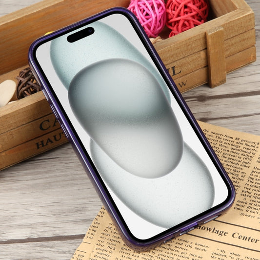 For iPhone 15 GEBEI Acrylic Phone Case(Purple) by GEBEI