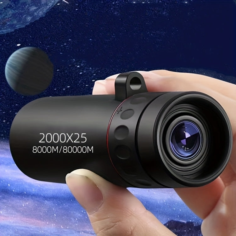 2000x25 3.6 inch 12x HD Magnification Monocular High Power Telescope - Monocular Binoculars by buy2fix | Online Shopping UK | buy2fix