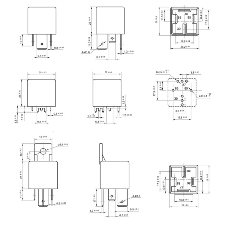 JD2912 80A 12V 5 Pin Car Relay with Wire SPDT Socket Plug by buy2fix