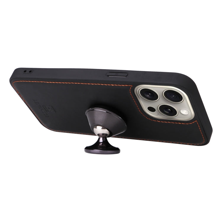 For iPhone 15 Pro Max BETOPNICE BN-005 2 in 1 Detachable Imitate Genuine Leather Phone Case(Black) by BETOPNICE