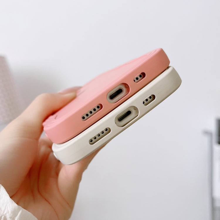 For iPhone 15 Pro Max Wave Edge Silicone Phone Case(Blue) by buy2fix