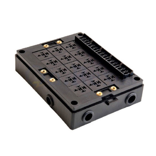 40A Car New Energy Multi-Way Fuse Relay Box Fuse Holder with 15pcs Fuse Blades, Style:5 Pin by buy2fix