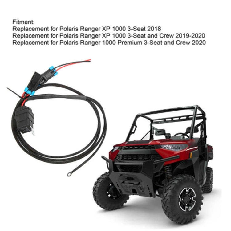 For Polaris Ranger XP 1000 2018 12V 40A Car Reverse Light Wiring Harness Spare Light Cable by buy2fix
