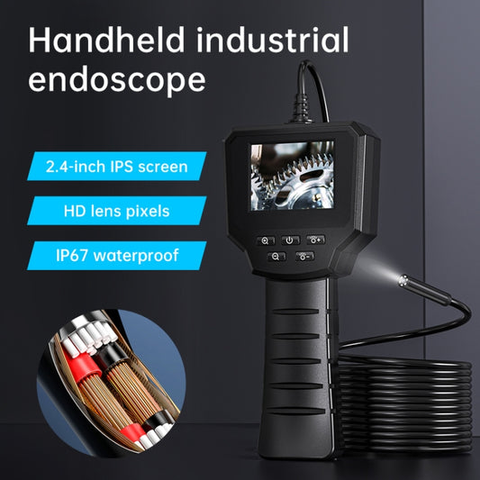 128AV 8mm Lenses Industrial Pipeline Endoscope with 2.4 inch Screen, Spec:1m Tube by buy2fix
