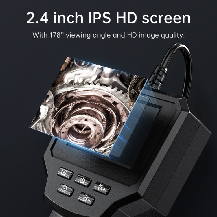 128AV 8mm Lenses Industrial Pipeline Endoscope with 2.4 inch Screen, Spec:5m Tube - by buy2fix | Online Shopping UK | buy2fix