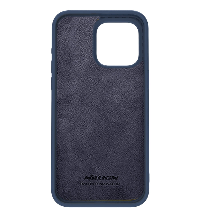 For iPhone 15 Pro Max NILLKIN CamShield Liquid Silicone Phone Case(Blue) - iPhone 15 Pro Max Cases by NILLKIN | Online Shopping UK | buy2fix
