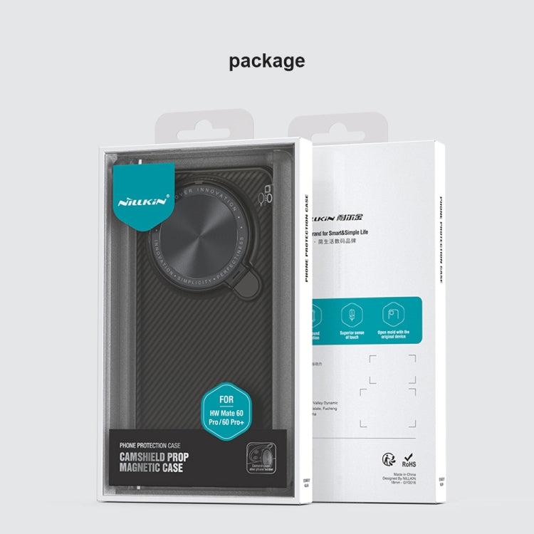 For Huawei Mate 60 Pro/60 Pro+ NILLKIN Black Mirror Prop CD Texture Mirror MagSafe Magnetic Phone Case(Green) by NILLKIN