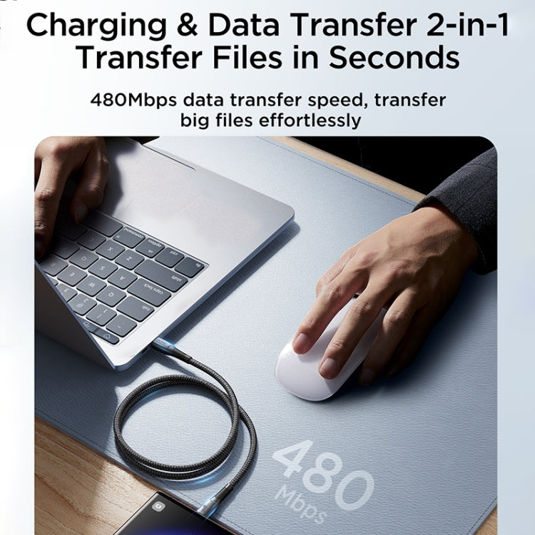 JOYROOM SA32-AC6 Starry Series 100W USB to USB-C / Type-C Fast Charging Data Cable, Length:1m(Black) by JOYROOM