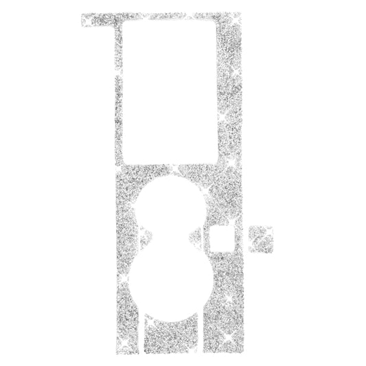 For Ford Mustang 2005-2009 Car Gear Panel Diamond Decorative Sticker, Left Drive by buy2fix