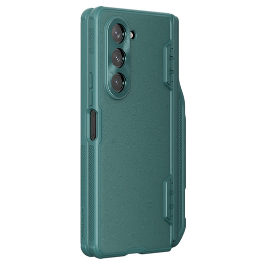 For Samsung Galaxy Z Fold5 NILLKIN CamShield Fold Series PC + TPU Phone Case with Pen Slot(Green) by NILLKIN
