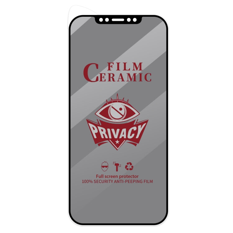For iPhone 12 Pro Max 25pcs Full Coverage HD Privacy Ceramic Film - iPhone 12 Pro Max Tempered Glass by buy2fix | Online Shopping UK | buy2fix