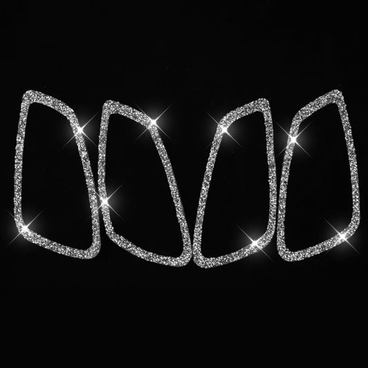 Car Door Handle Frame Diamond Decorative Sticker for BMW 3 Series E90 2005-2012, Modified 320i / 318i / 325i by buy2fix