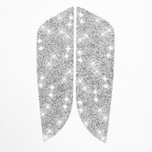 For Ford Mustang 2010-2012 2pcs Car Rear Door Panel Diamond Decoration Sticker, Left Hand Drive by buy2fix