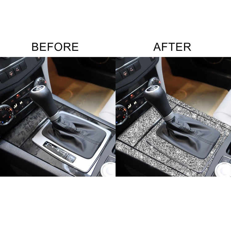 For Mercedes-Benz C-class W204 2007-2013 Car Gear Set Diamond Decorative Sticker, Left-hand Drive by buy2fix