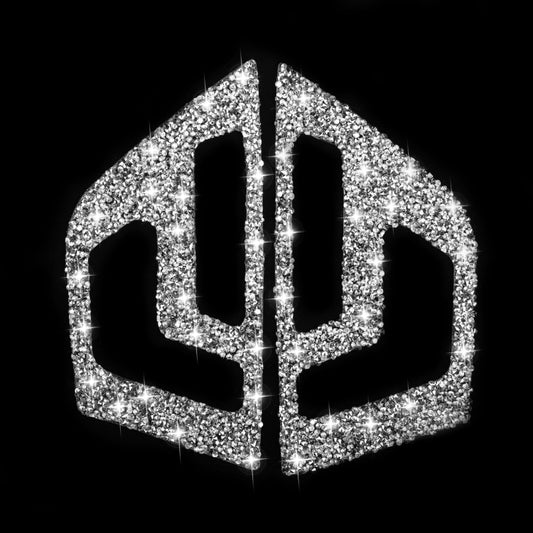 For Mercedes-Benz C-class W204 2007-2013 Car Seat Adjustment B Diamond Decorative Sticker, Left and Right Drive by buy2fix