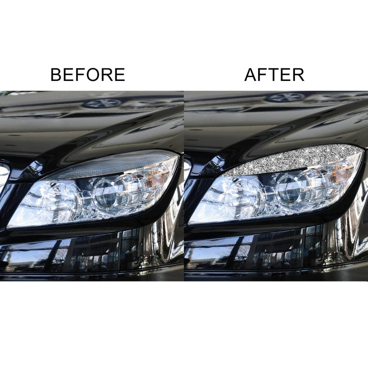 For Mercedes-Benz C-class W204 2008-2011 Car Light Eyebrow Diamond Decorative Sticker, Left and Right Drive by buy2fix