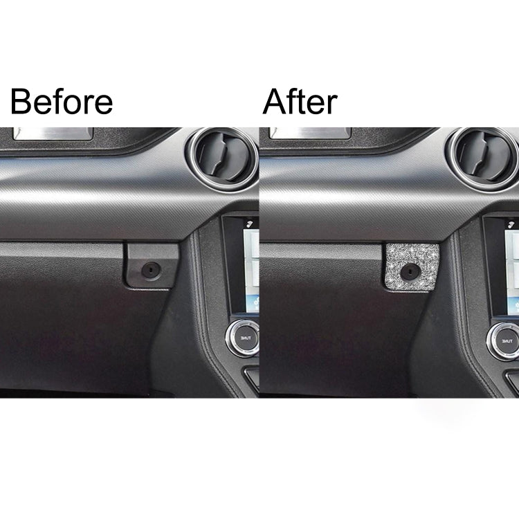 For Ford Mustang 2015-2020 Car Toolbox Diamond Decoration Sticker, Right Drive by buy2fix