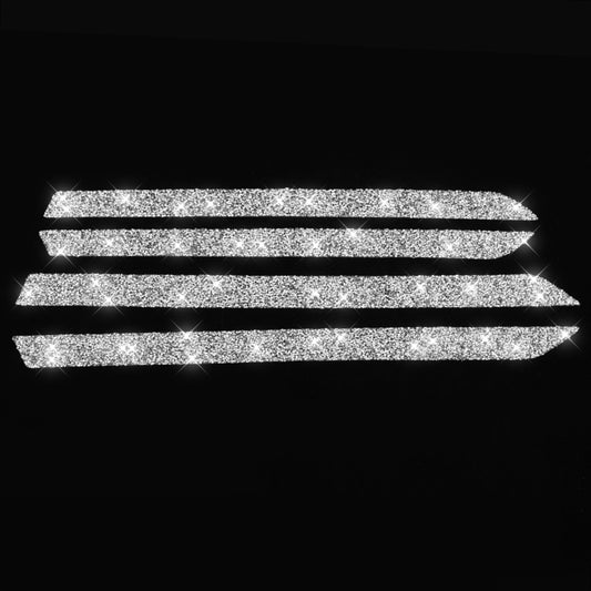 For Honda Civic 2016-2019 Car Door Strip Diamond Decorative Sticker, Left and Right Drive by buy2fix