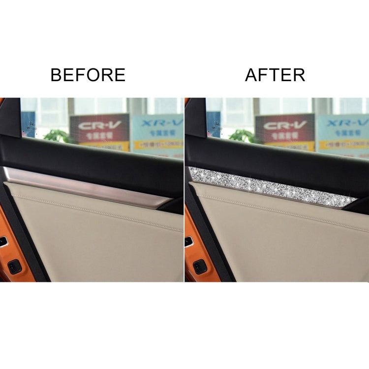 For Honda Civic 2016-2019 Car Door Strip Diamond Decorative Sticker, Left and Right Drive by buy2fix