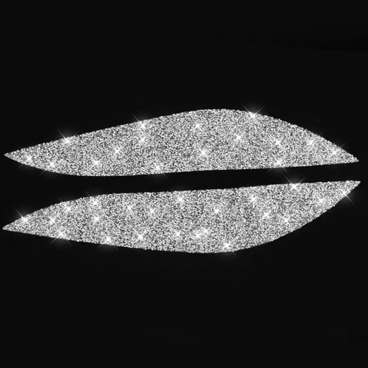 For Honda Civic 2001-2003 Car Light Eyebrow Diamond Decorative Sticker, Left and Right Drive by buy2fix
