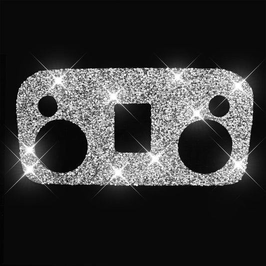 For Ford Mustang 2015-2020 Car Reading Light Diamond Decoration Sticker, Left and Right Drive by buy2fix