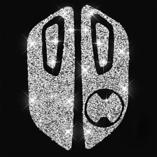 For Ford Mustang 2015-2020 Car Seat Adjustment Button Diamond Decoration Sticker, Left Drive by buy2fix