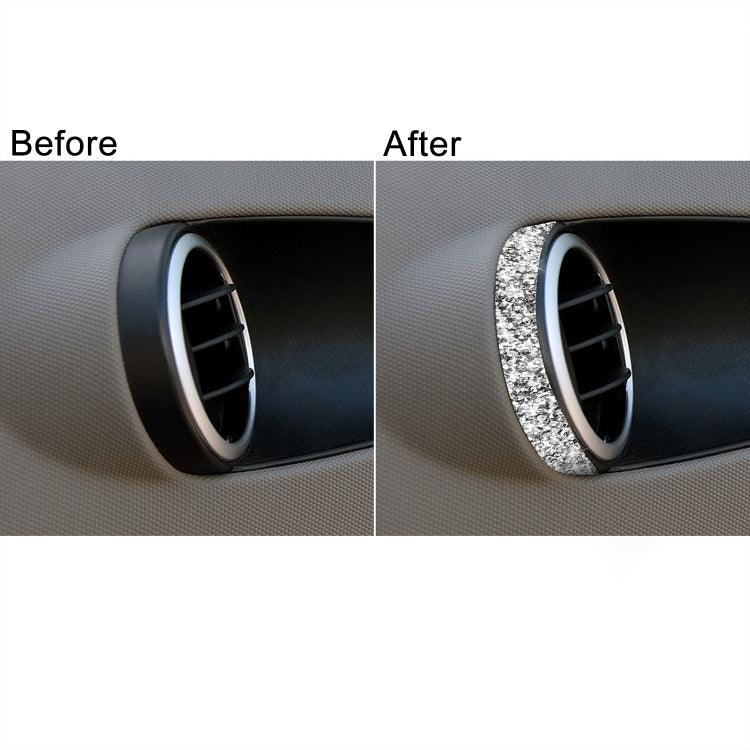 For Nissan 350Z 2003-2009 2pcs Car Air Outlet Diamond Decorative Sticker,Left and Right Drive Universal by buy2fix