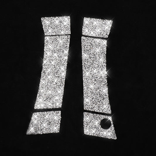 For Nissan 350Z 2003-2009 6pcs Car Door Outer Handle Diamond Decorative Sticker, Right Drive by buy2fix