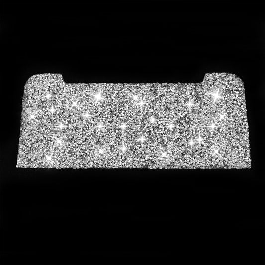 For Audi A4L / A5 / Q5 Car Storage Cigarette Lighter Panel Diamond Decoration Sticker, Left and Right Drive by buy2fix