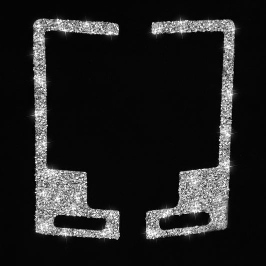 For Nissan 350Z 2006-2009 Car Center Ventilation Exhaust Outlet Diamond Sticker,Left and Right Drive Universal by buy2fix