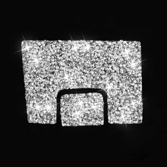 For Nissan 350Z 2006-2009 Car Passenger Storage Door Handle Diamond Sticker,Left and Right Drive Universal by buy2fix