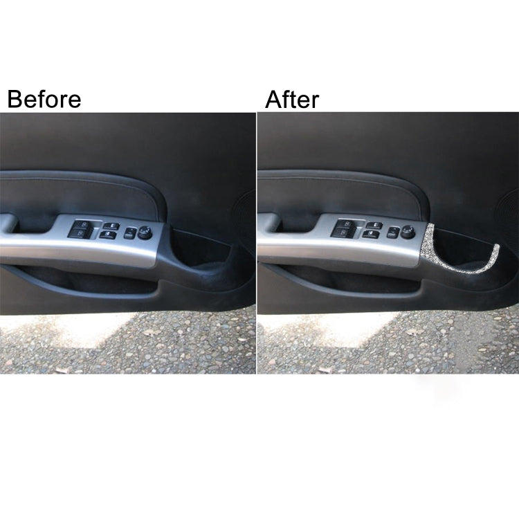 For Nissan 350Z 2006-2009 Car Door Water Cup Hole Diamond Sticker,Left and Right Drive Universal by buy2fix