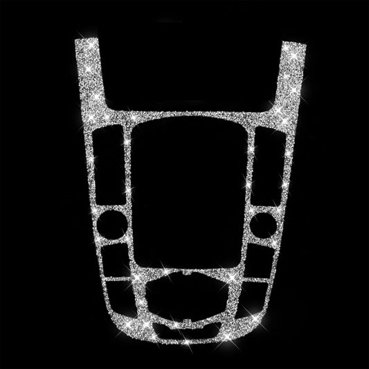 For Audi A4L / A5 / Q5 Car Gear Panel Type D Diamond Decoration Sticker, Left and Right Drive by buy2fix