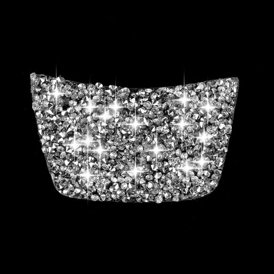 For Audi A4L / A6L / A3 Car Steering Wheel Logo Diamond Decoration Sticker, Left and Right Drive by buy2fix