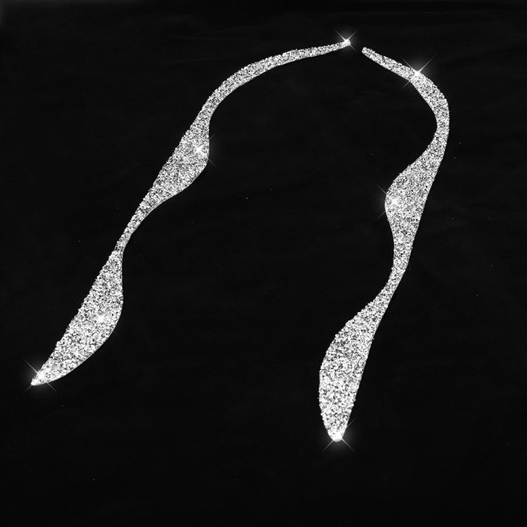 For BMW Series 3 E46 1999-2004 Car Light Eyebrow Soft Style Diamond Decoration Sticker, Left and Right Drive - Car Light Accessories by buy2fix | Online Shopping UK | buy2fix
