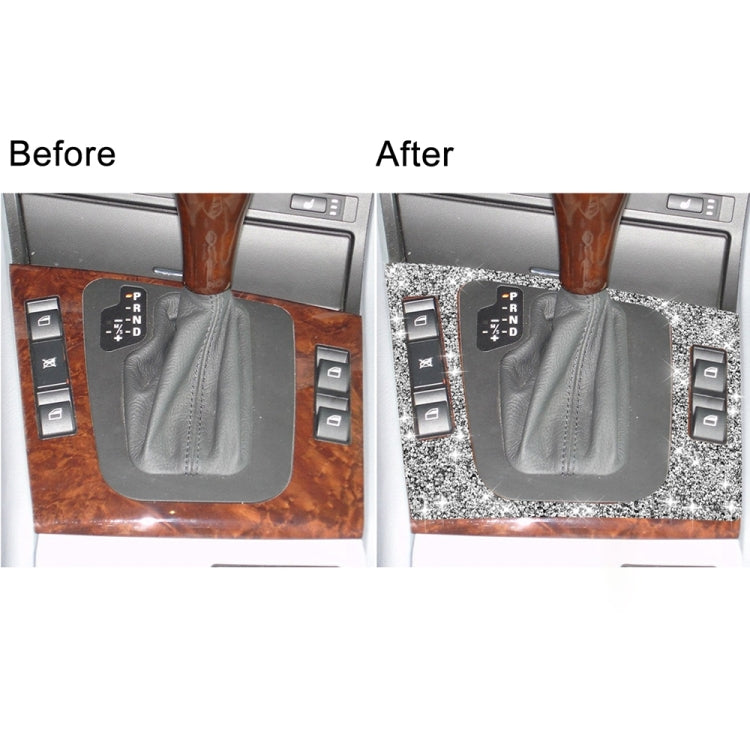 For BMW Series 3 E46 1998-2005 Car Center Control Panel Diamond Decoration Sticker, Left Drive by buy2fix