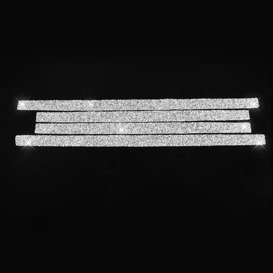 For BMW Series 3 E46 1998-2005 Car Door Threshold Strip Diamond Decoration Sticker, Left and Right Drive by buy2fix