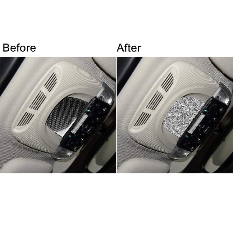 For BMW Mini F55 / F56 / F60 Car Reading Light Panel Diamond Decoration Sticker by buy2fix