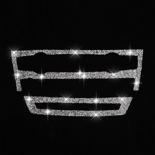 For BMW X5 E70 2008-2013 / X6 E71 2009-2014 Car Air Conditioner Set Diamond Decoration Sticker, Left and Right Drive by buy2fix