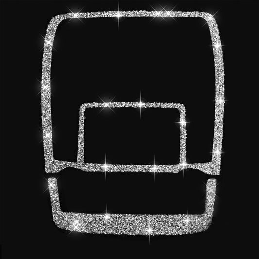 For BMW X5 E70 / X6 E71 2008-2013 2pcs Car Reading Light Diamond Decoration Sticker, Left and Right Drive by buy2fix