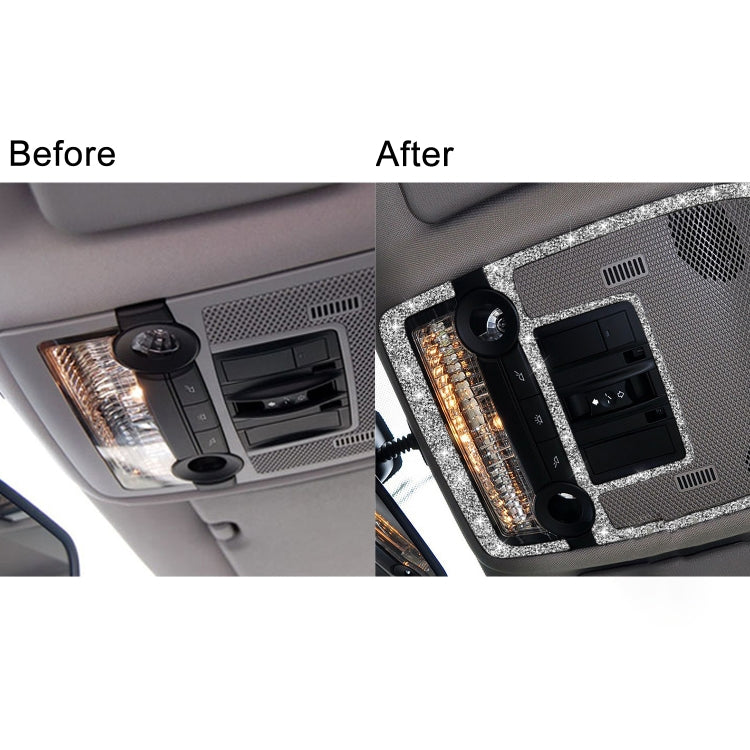 For BMW X5 E70 / X6 E71 2008-2013 2pcs Car Reading Light Diamond Decoration Sticker, Left and Right Drive by buy2fix