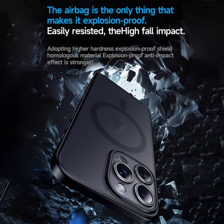 For iPhone 15 Pro SULADA Magsafe Magnetic Matte PC + TPU Phone Case(Titanium Black) by SULADA