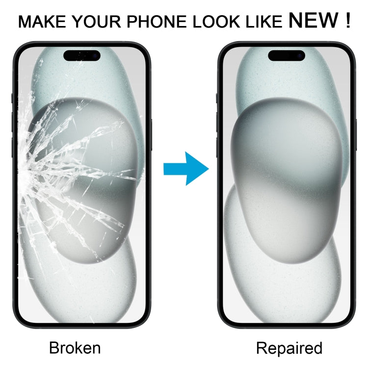 For iPhone 15 Front Screen Outer Glass Lens with OCA Optically Clear Adhesive - by buy2fix | Online Shopping UK | buy2fix