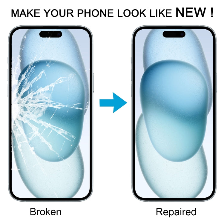 For iPhone 15 Plus Front Screen Outer Glass Lens with OCA Optically Clear Adhesive - by buy2fix | Online Shopping UK | buy2fix