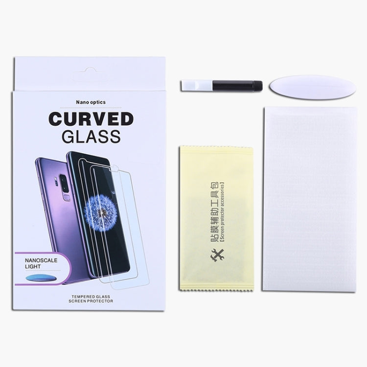 For ZTE Axon 10 Pro UV Liquid Curved Full Glue Tempered Glass Film - ZTE Tempered Glass by buy2fix | Online Shopping UK | buy2fix