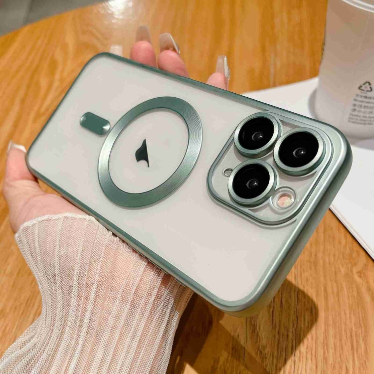 For iPhone 11 Pro Max MagSafe Magnetic Frosted TPU Phone Case(Green) - iPhone 11 Pro Max Cases by buy2fix | Online Shopping UK | buy2fix