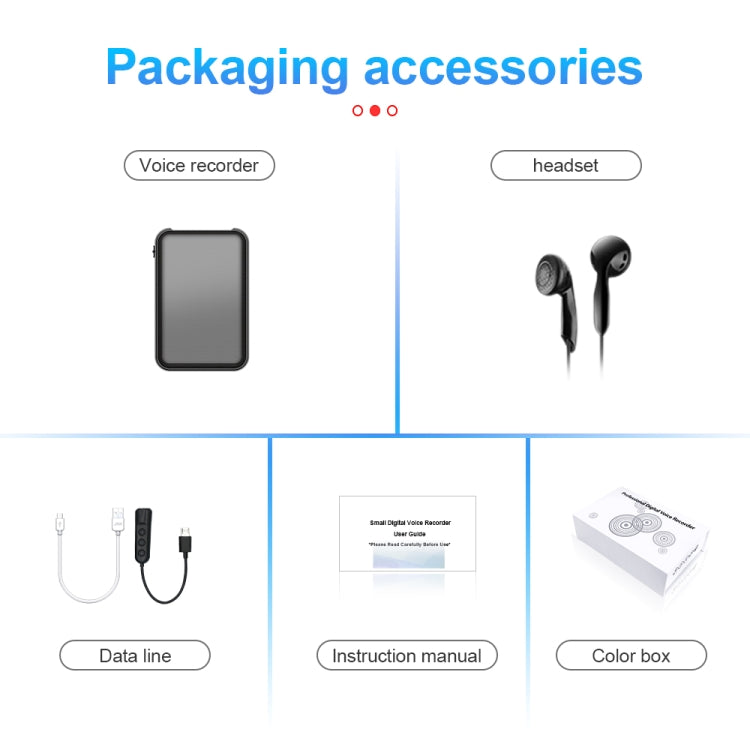 JNN Q75 Magnetic Smart Voice Recorder, Memory:8GB(Black) by JNN