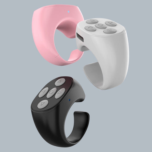 JX-05 5-button Bluetooth Remote Control Cellphone Smart Ring Remote Control(Pink) by buy2fix