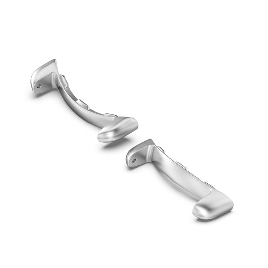 For Google Pixel Watch 2 1 Pair Stainless Steel Metal Watch Band Connector(Silver) by buy2fix